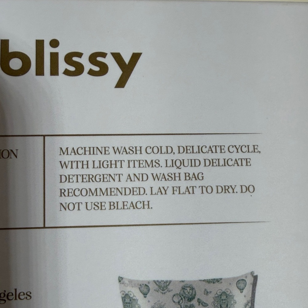 Blissy Green 100% Silk Pillowcase Wicked Katie Kime - Picture 4 of 6